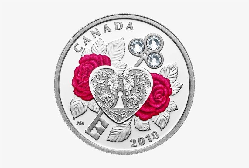 Celebration Of Love $3 1/4 Oz Fine Silver Coin Canada - Celebration Of Love Coin, transparent png #1812843