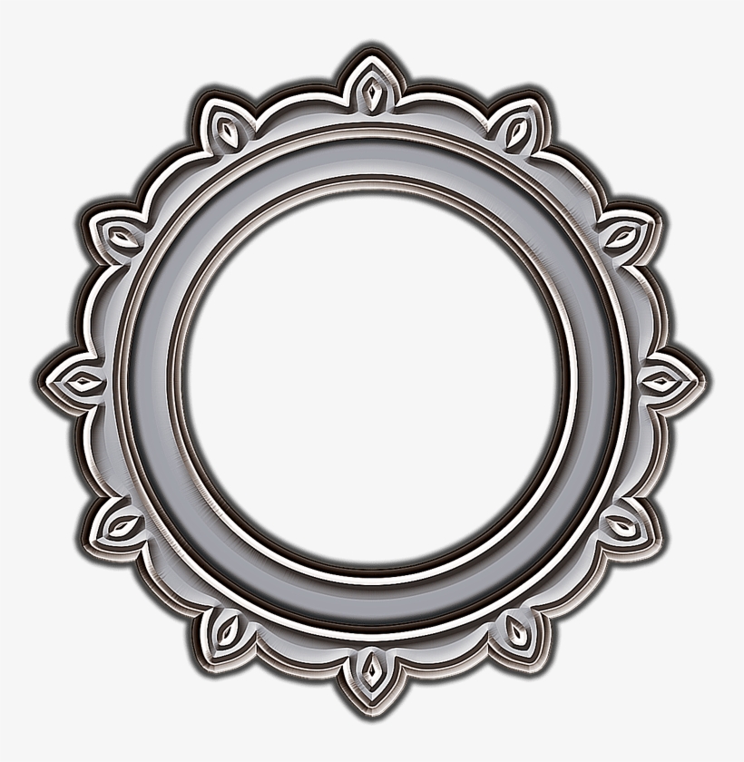 Circle Frame Png Transparent Picture - Golden Circle Portrait Frame Transparent, transparent png #1812986