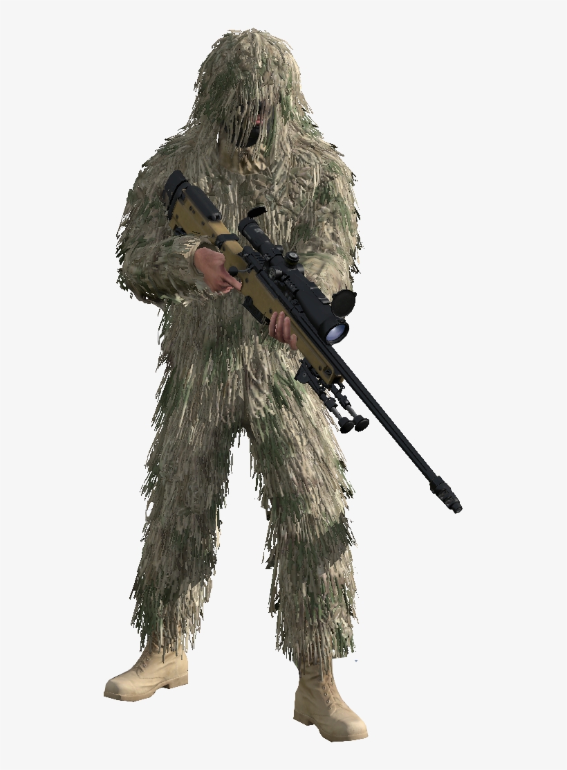 Call Of Duty Ghosts Sniper Png Download - Call Of Duty Sniper Render, transparent png #1812987