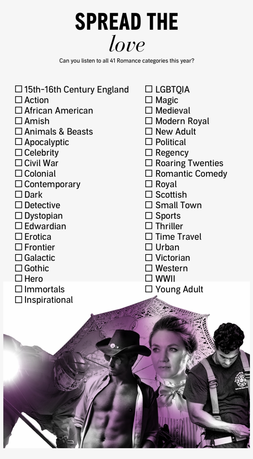 Audible Romance Challenge - Spread The Love Challenge, transparent png #1813444
