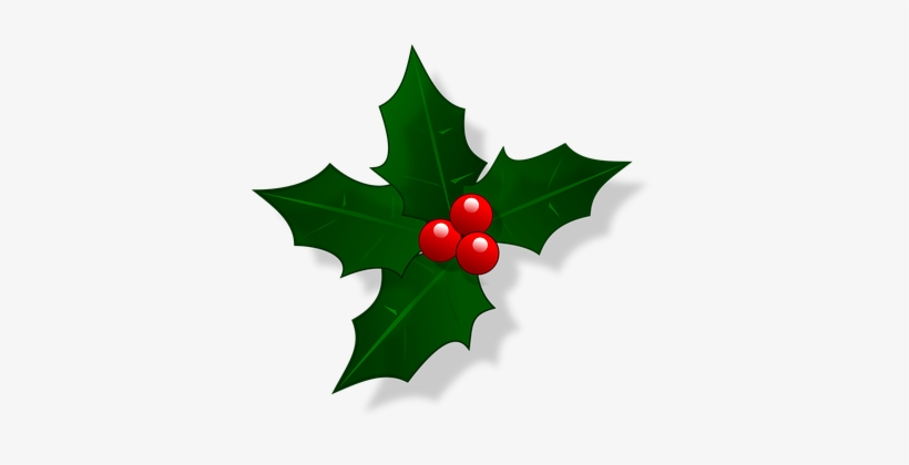 Mail Christmas Holly Xmas Decoration Chris - Holly Christmas, transparent png #1813763