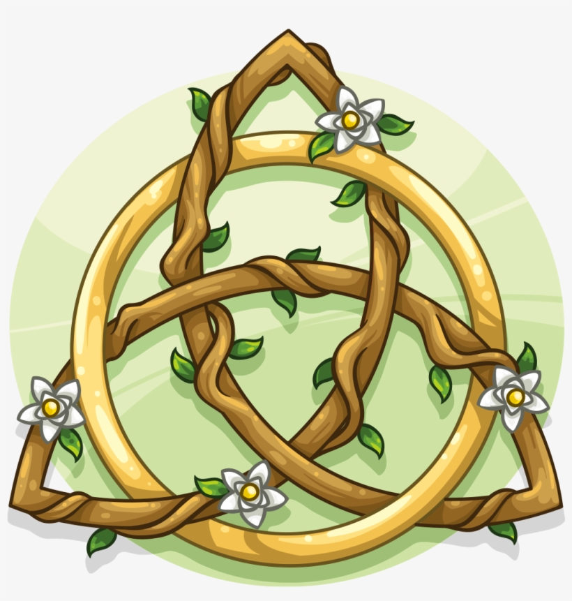Triquetra - Green Triquetra, transparent png #1814102