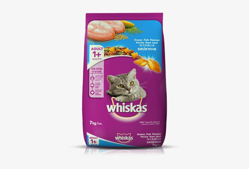 Whiskas Adult Ocean Fish - Whiskas Tuna 1.2 Kg, transparent png #1814154