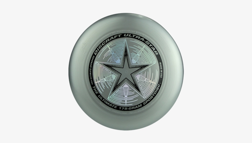 Discraft Ultra Star Sportdisc Silver - Discraft Ultrastar, transparent png #1814176