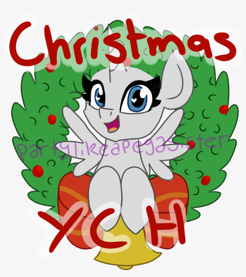 Partylikeapegasister, Bell, Bow, Christmas, Holly, - Christmas Day, transparent png #1814201