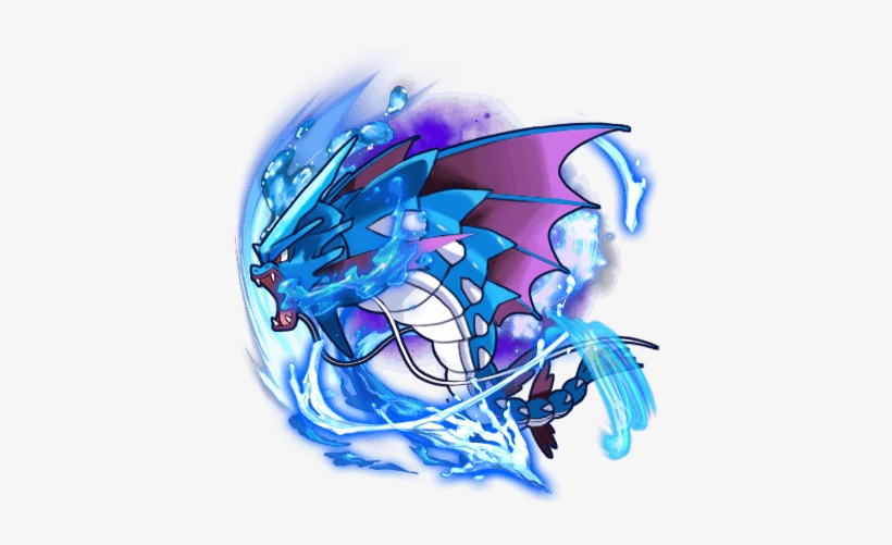 Gyarados Is A Serpentine Chinese Dragon Like Pokémon - Illustration, transparent png #1814274