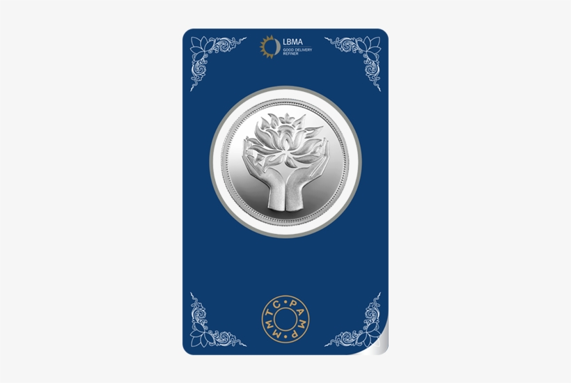 Lotus Silver Round - Silver, transparent png #1814276