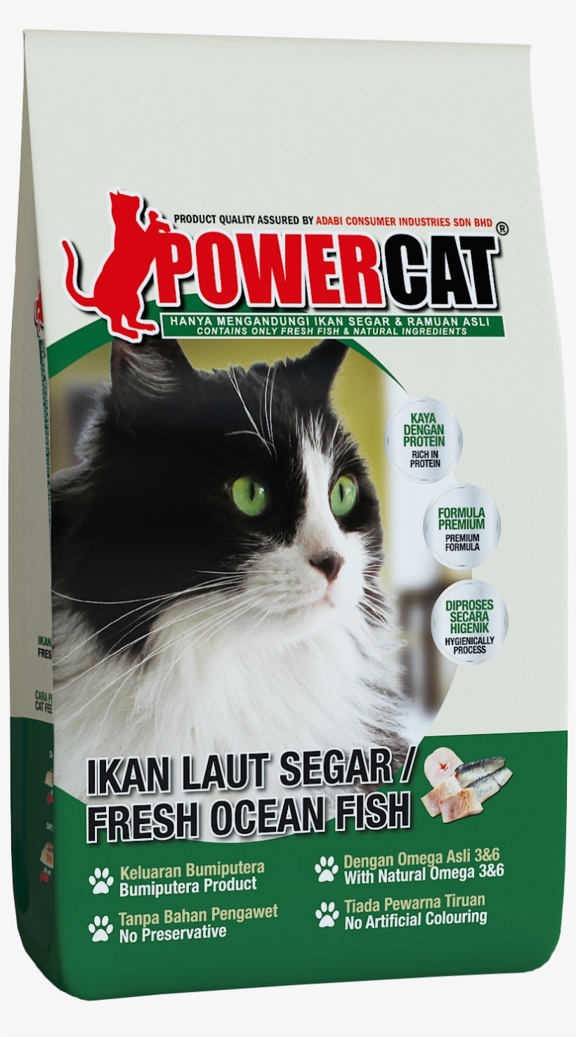 Powercat Fresh Ocean Fish - Power Cat 7kg, transparent png #1814351