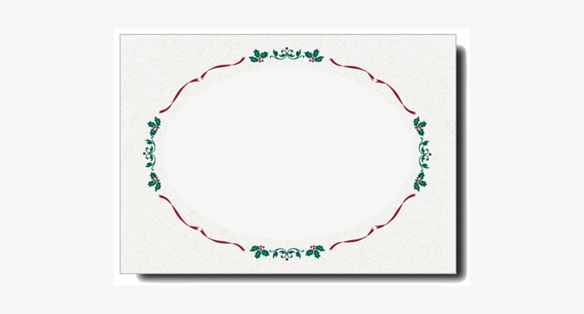 Natural, Oval Window, Holiday Border, Blank Back, Set - Photographer, transparent png #1814620