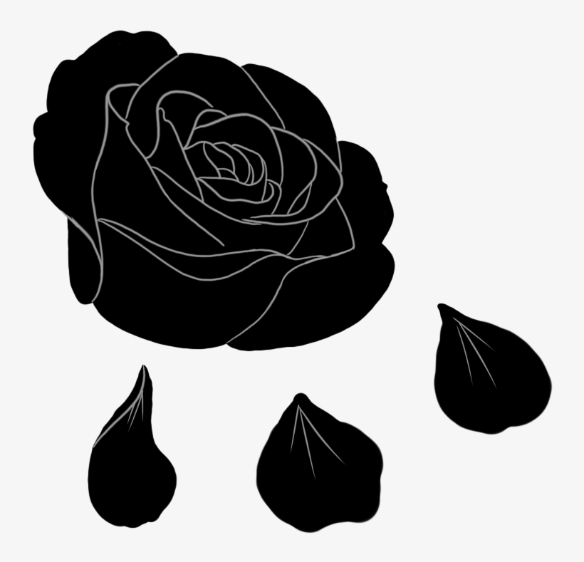 Myra's Cutie Mark - Black Rose Cutie Mark, transparent png #1815024