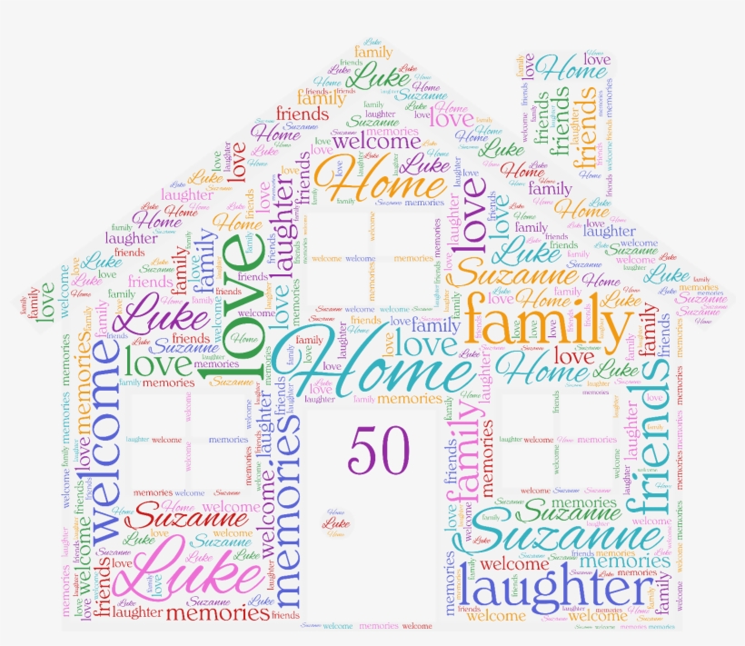 1 Sur 4 Personalised Word Art New Home Family House - Posterazzi Heart Is Poster Print By Jace Grey (12 X, transparent png #1815131