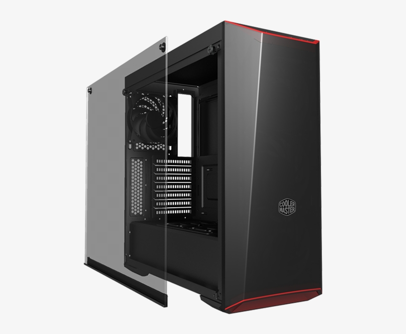 Tempered Glass Side Panel - Cooler Master, transparent png #1815473