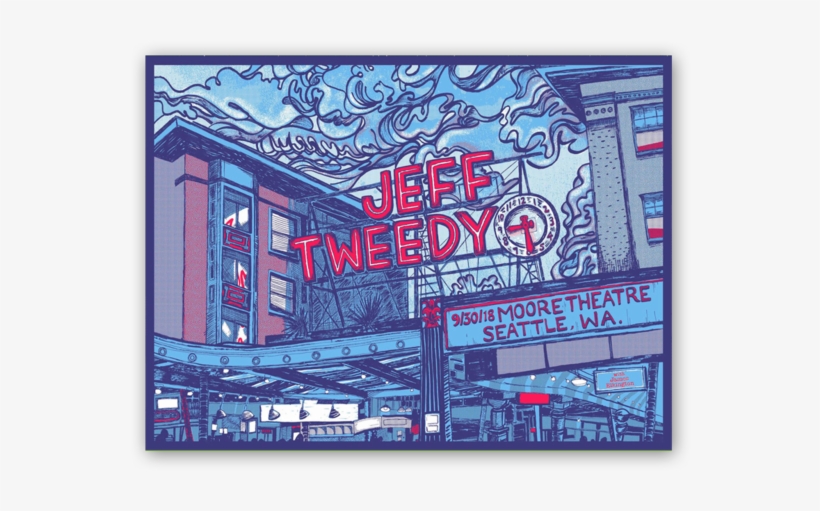 Seattle Blue Poster - Seattle, transparent png #1815512