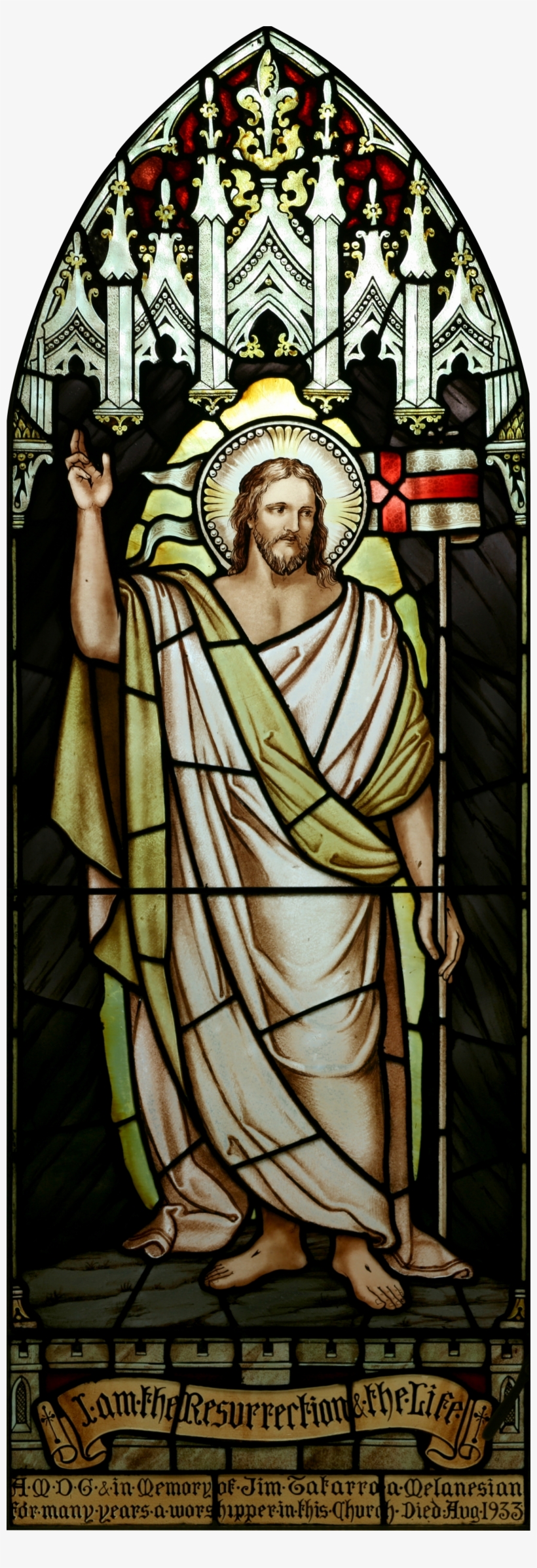 Stjohnsashfield Stainedglass Resurrection - Catholic Prayer Book Ebook, transparent png #1815844