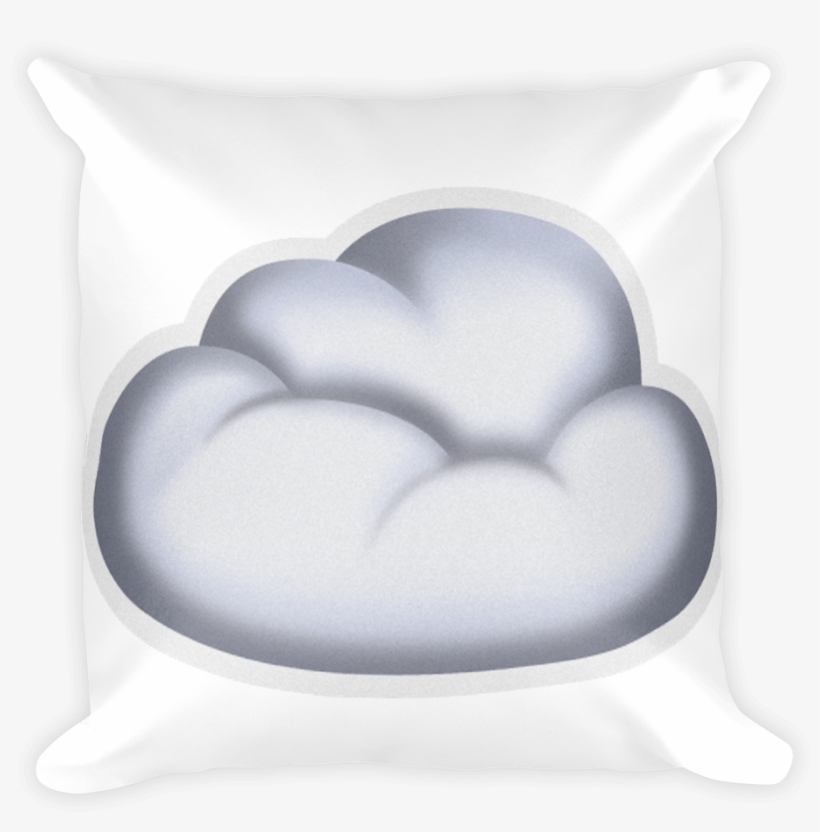 Emoji Pillow - Cloud - Emoji, transparent png #1816120