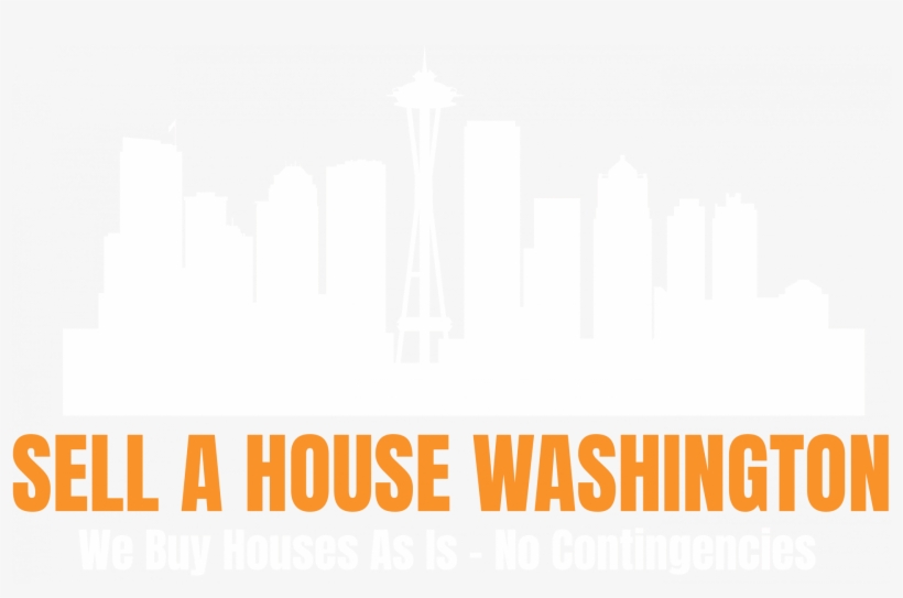 Logo - Seattle Skyline Outline With Mt Rainier, transparent png #1816262