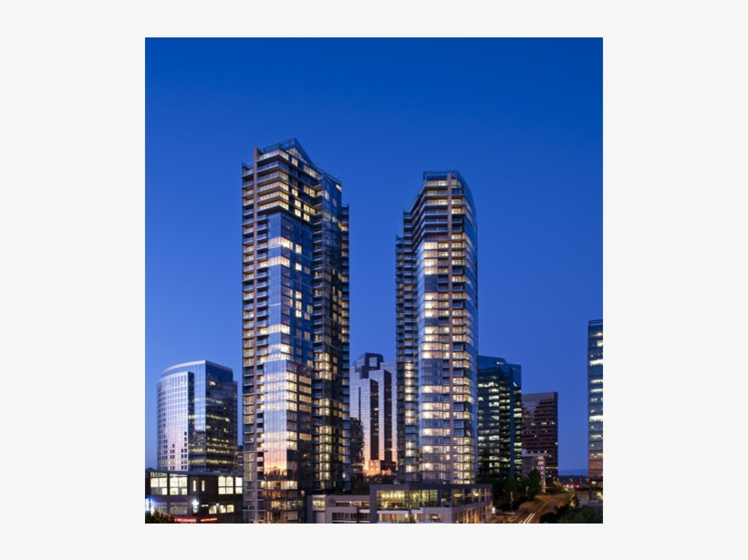 Luxury Condo With Full Amenities In Bellevue, Minutes - Bellevue Towers, transparent png #1816367