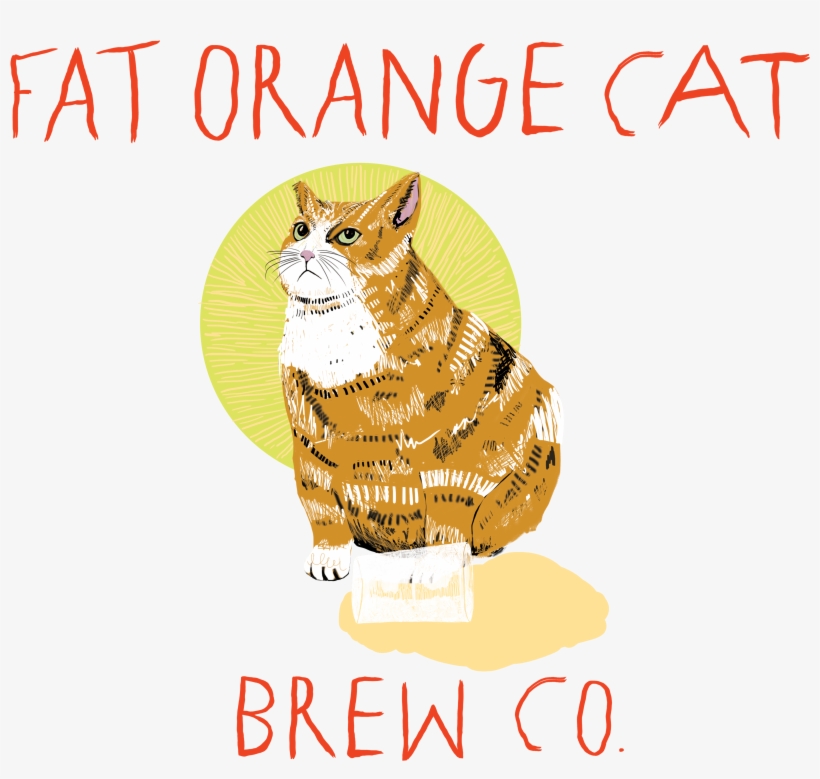 Fatorangecatbrewco Logo - Portable Network Graphics, transparent png #1816460