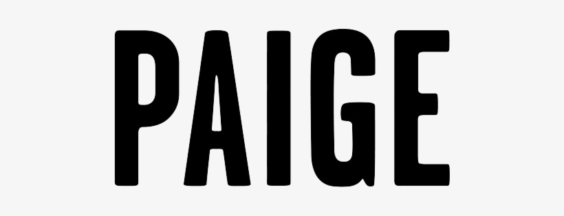 Contact - Paige Denim Logo, transparent png #1816890