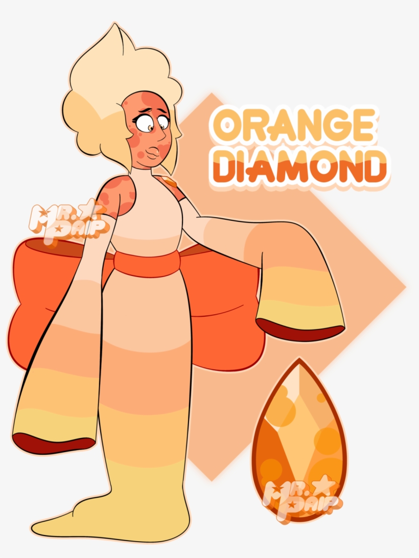 Orange Diamond - Steven Universe Orange Diamond, transparent png #1817010