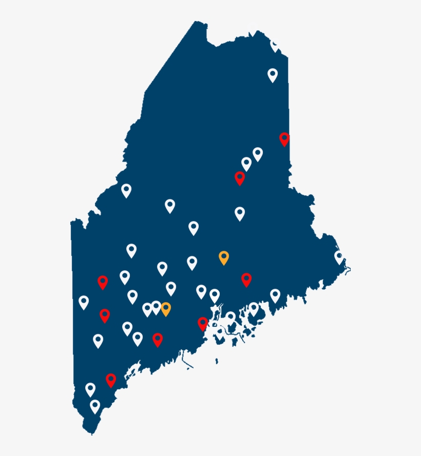 Centers, Sites & Campuses Of Uma - Koppen Climate Of Maine, transparent png #1817266