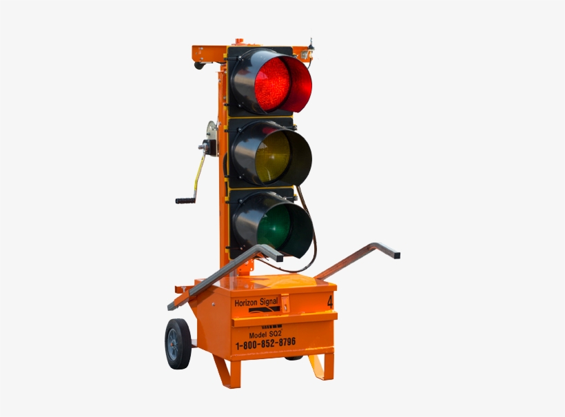 Portable Traffic Signal - Traffic Light, transparent png #1817332
