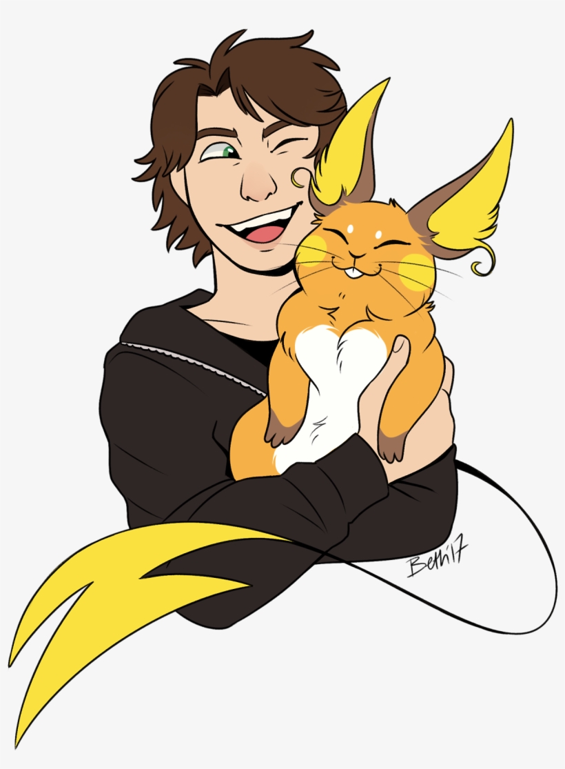“max And A Fatass Raichu Cuz He Said They're One Of - Cartoon, transparent png #1817766
