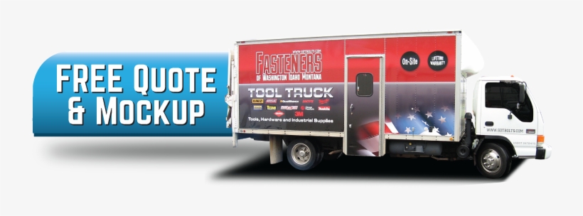 Boxtruck Quote Button - Trailer Truck, transparent png #1818082