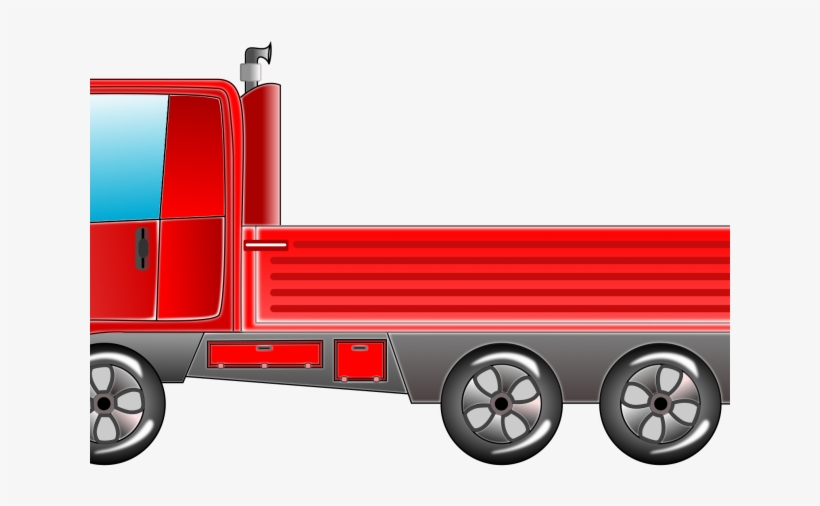 Truck Clipart Box Truck - Elf Truck Clipart, transparent png #1818178
