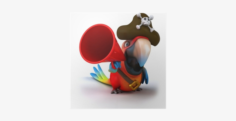 Pirate Parrot Png Download - Parrot Thinking, transparent png #1818207
