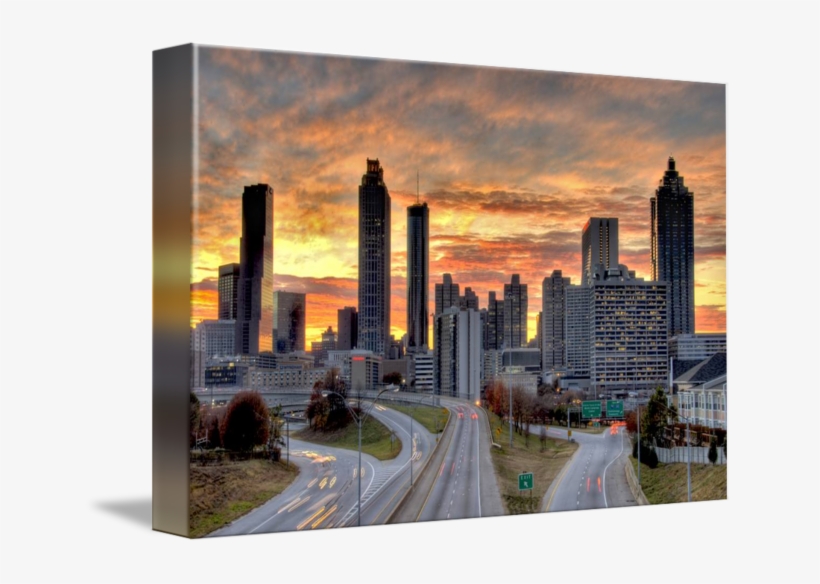 Atlanta Skyline Png - Atlanta, transparent png #1818291