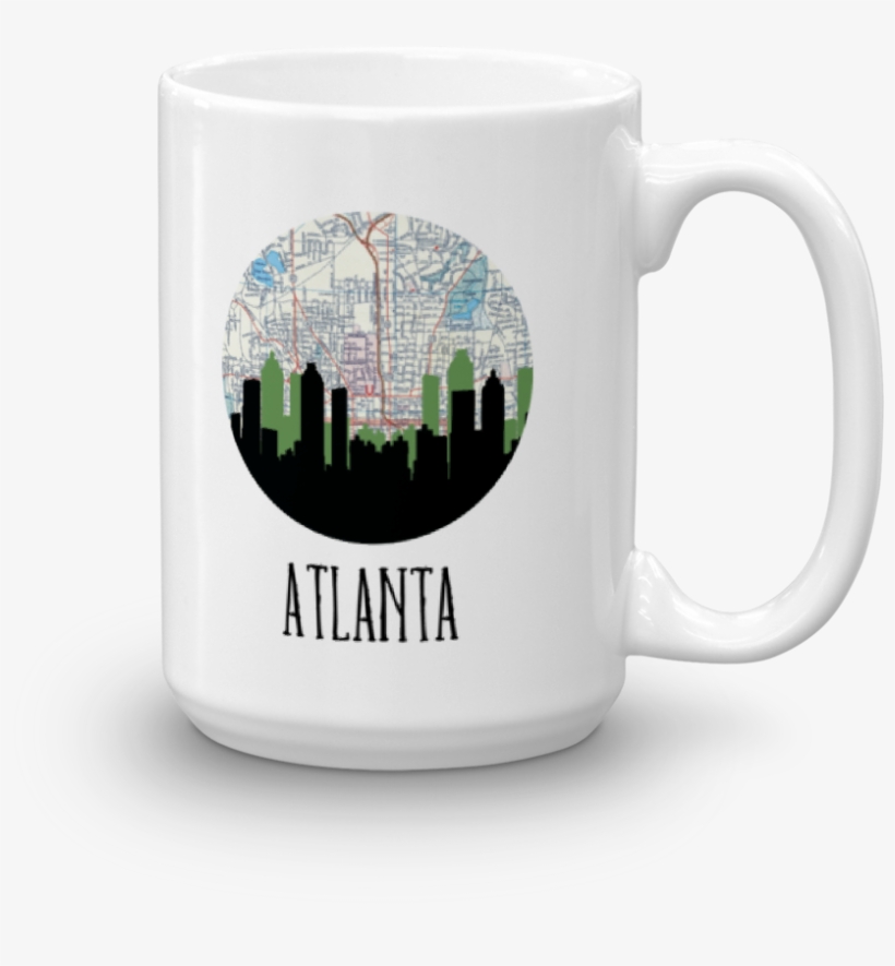 Next - Art Print: Atlanta Map Skyline At Art.com: 24x18in, transparent png #1818365