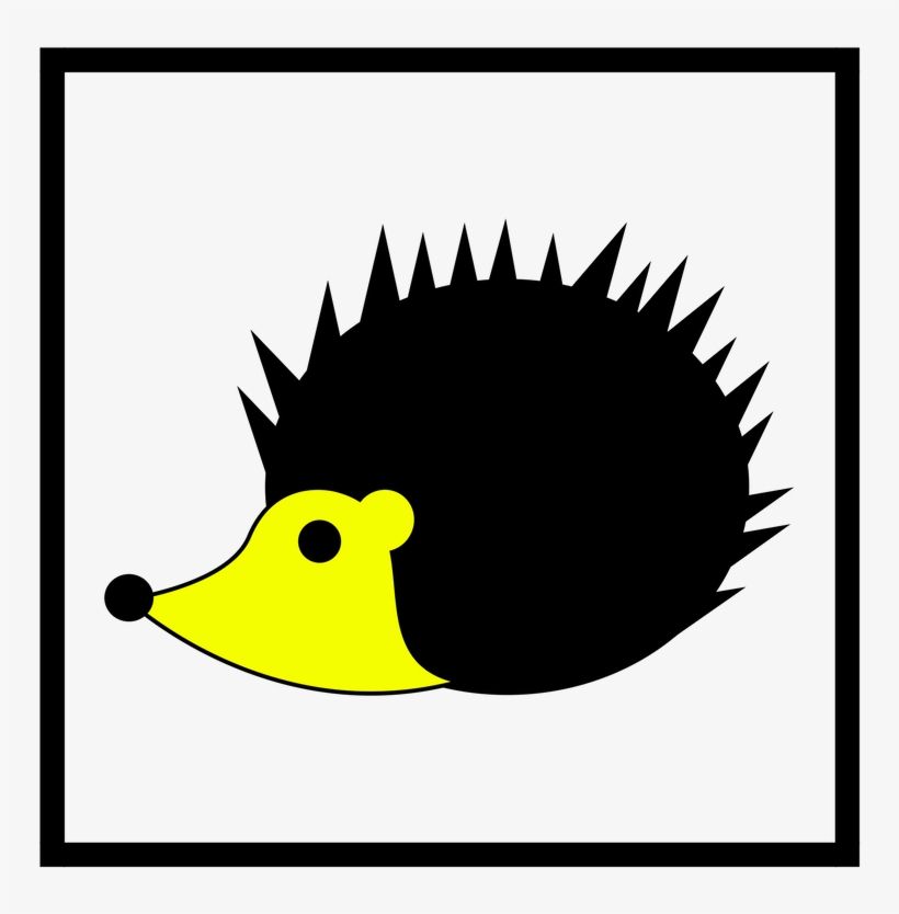 Porcupine In A Box - Porcupine Cartoon, transparent png #1818665