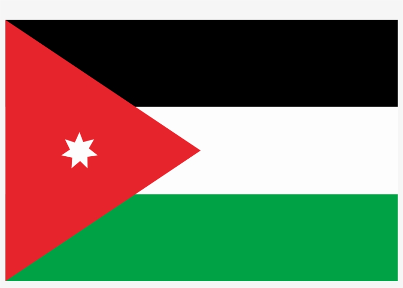Jordan Flag Vector, transparent png #1818752