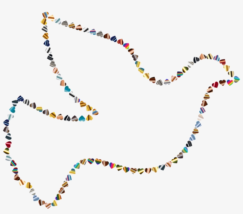 Dove Peace Png - Imagenes De Corazones Que Digan Paz, transparent png #1819060