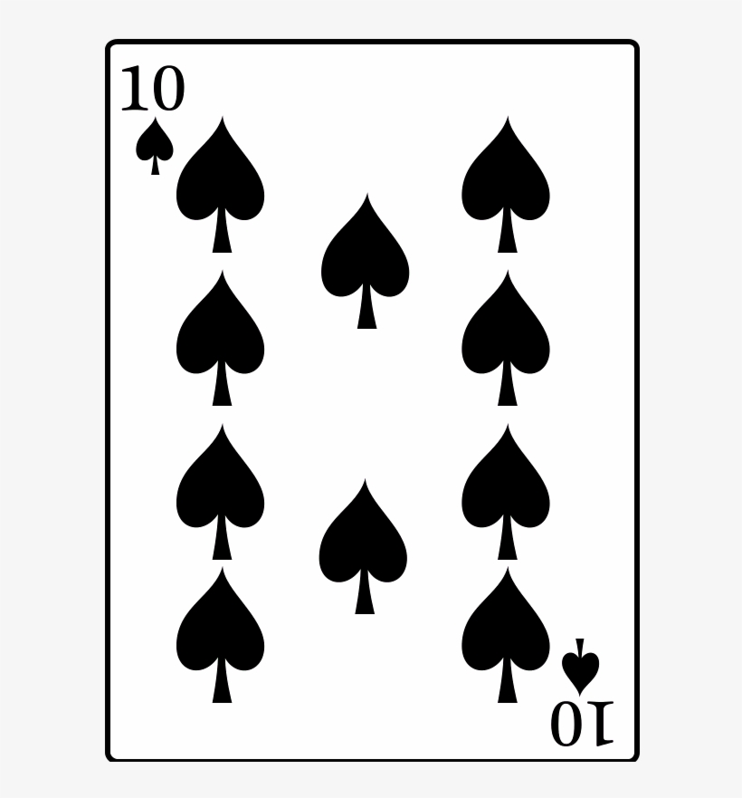 Spades - Carte De Joc In Mana, transparent png #1819155