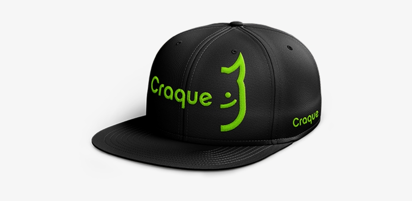 Hat Craque Black - Baseball Cap, transparent png #1819375