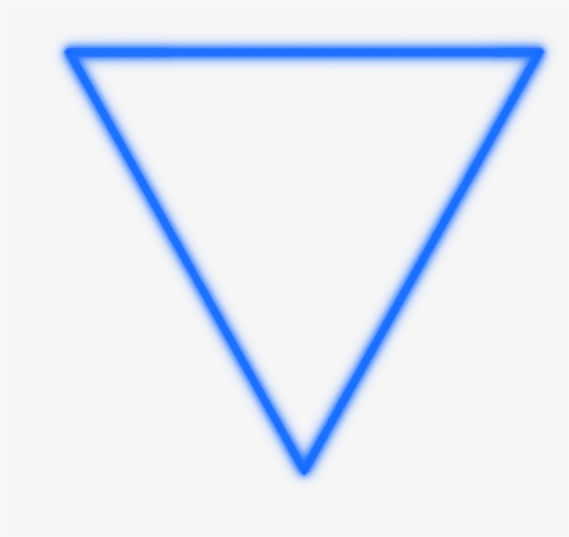 Lady Gaga Born This Way Triangle - Blue Triangle Png, transparent png #1819539