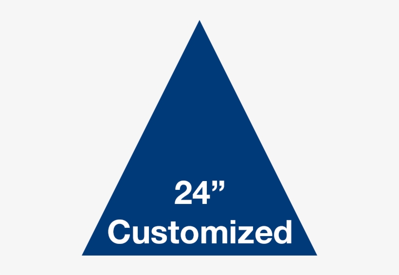 Blue Triangle Custom Warehouse Floor Tape Sign - Fire Door Keep Shut Sign, transparent png #1819801