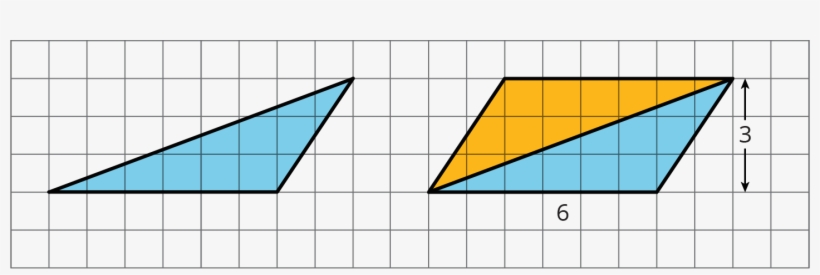 6 - 1 - C - Fsm Image 1a - Triangle Half Of A Parallelogram, transparent png #1820549