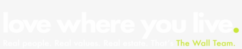 Love Where You Live - The Wall Team Realty Associates, transparent png #1820925