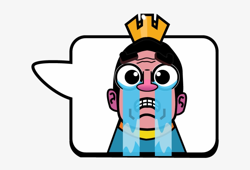 Clash Royale King Cry Emote by ShelvingSendChamber99791