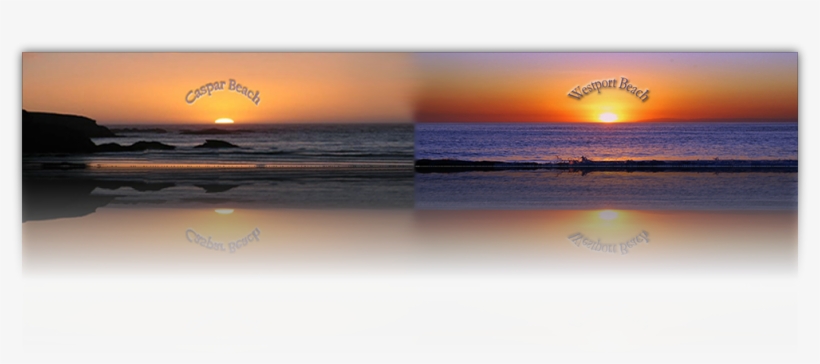 The Sky Melts Into The Deep Blue Waters And Nature - Sunset, transparent png #1821216