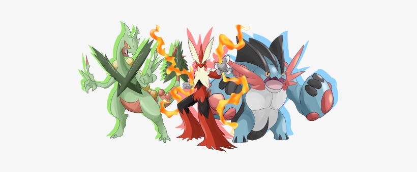 Photo - Mega Swampert Mega Blaziken, transparent png #1821270