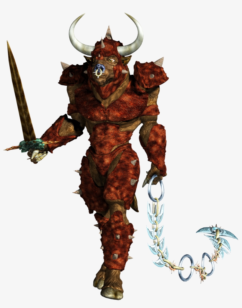 Chain - Axe Minotaur Invisible Background, transparent png #1821271