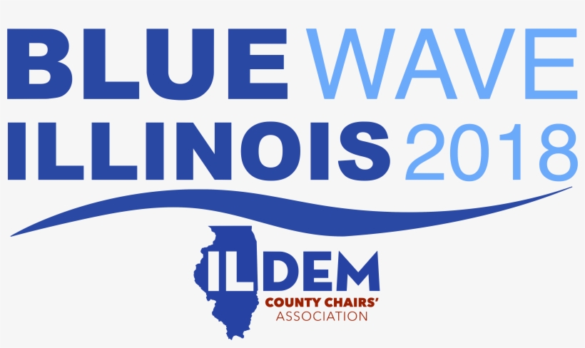 Blue Wave Illinois, transparent png #1821393