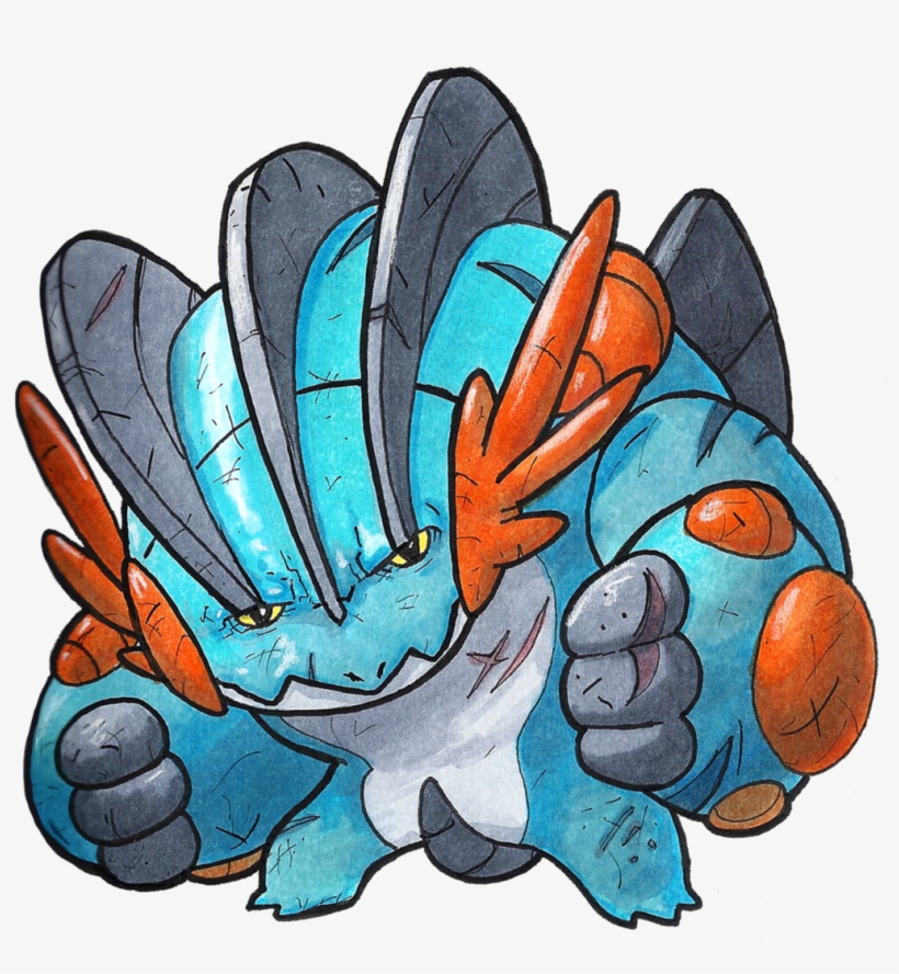 Mega Swampert By Grizlyjerr Swampert Free Transparent Png Download Pngkey