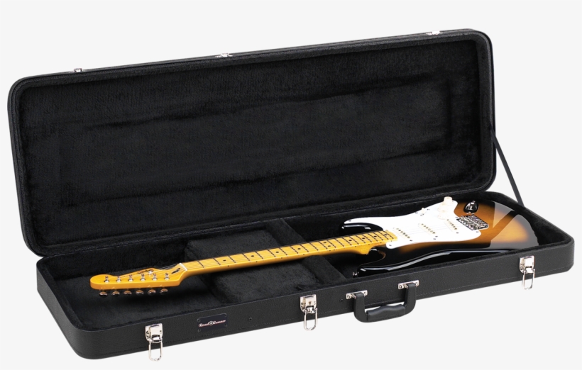 Deluxe Wood Electric Guitar Case Road Runner Rrdwe - Bass Guitar Case Wood, transparent png #1821435