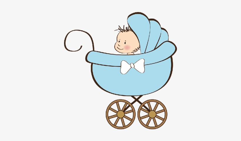 Vector Download Baby Stroller Cartoon Ba Passionativeco - Cartoon Baby In Pram, transparent png #1821813