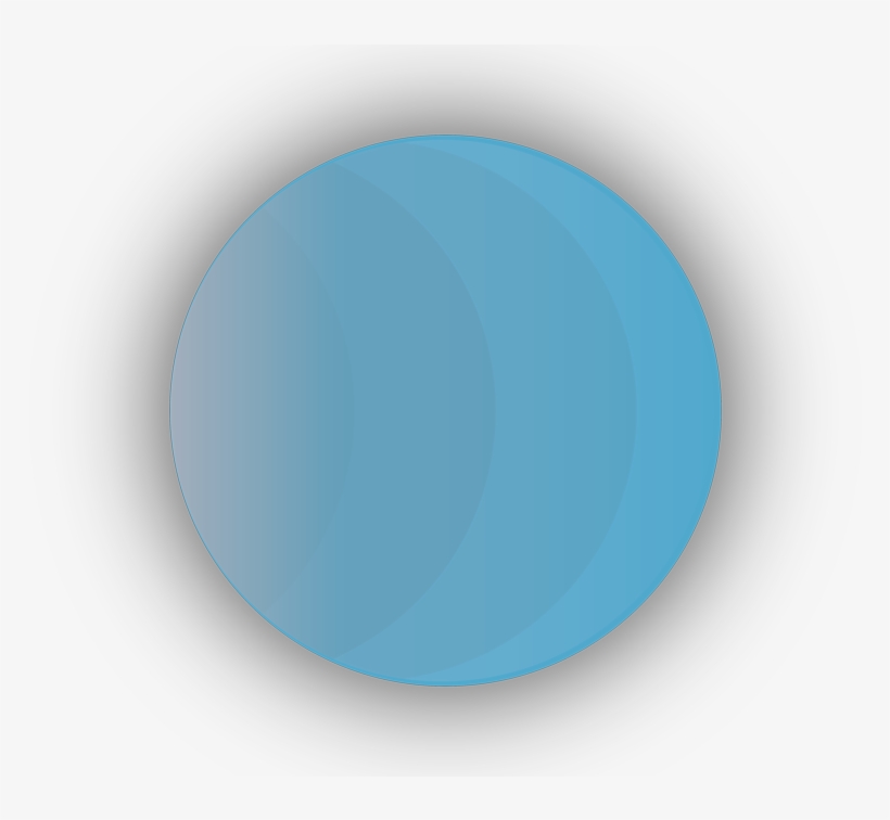 Uranus Is Tilted On Its Side Compared To Other Planets - Circle, transparent png #1822015
